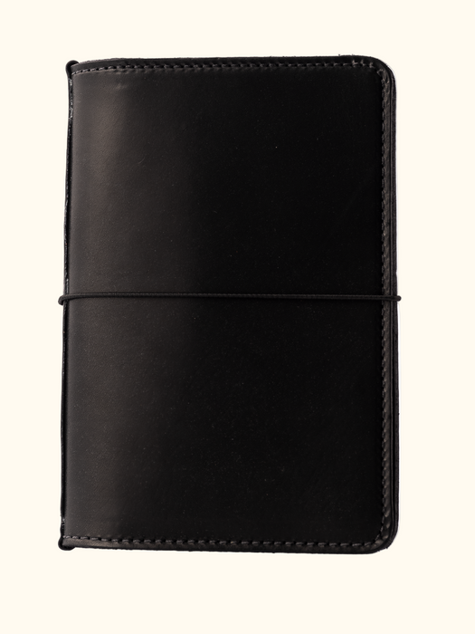 Austen Number 5 Travelers Notebook and Bookcover - The color black model