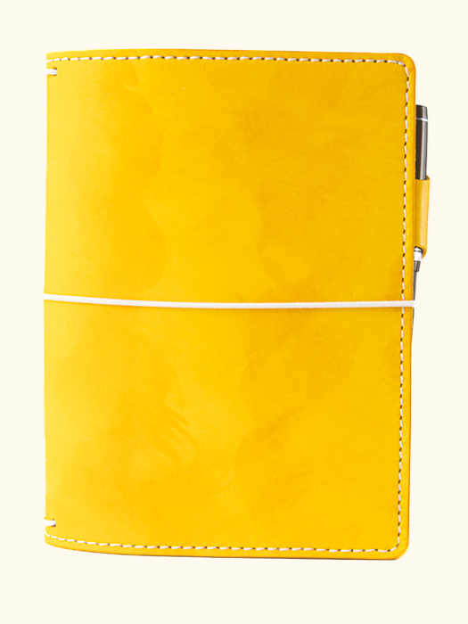 Patina | Cascade | Full Grain Leather Traveler's Notebook with Pockets - ChicSparrow