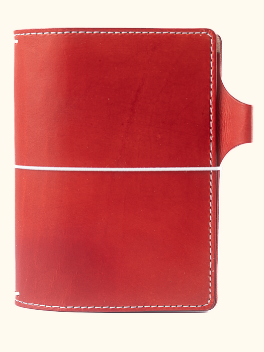 Patina | Cascade | Full Grain Leather Traveler's Notebook with Pockets - ChicSparrow