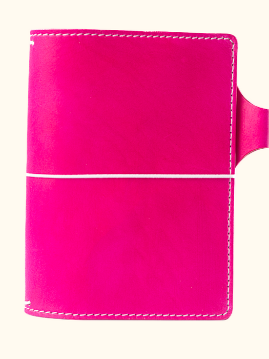 Patina | Cascade | Full Grain Leather Traveler's Notebook with Pockets - ChicSparrow