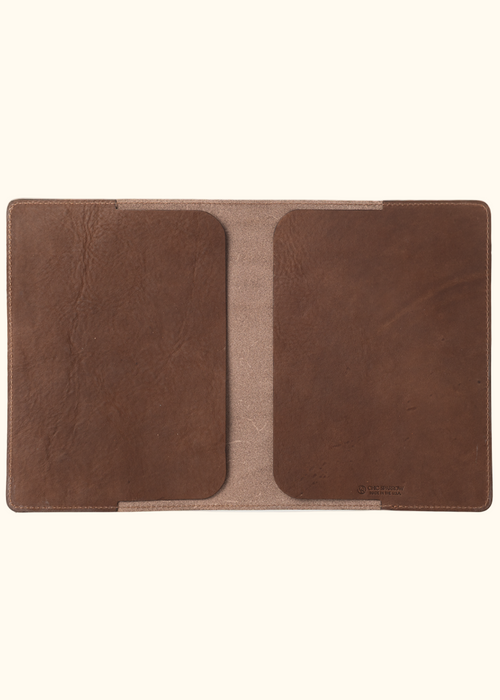 Crème | Number 9 B5 Leather Cover - ChicSparrow