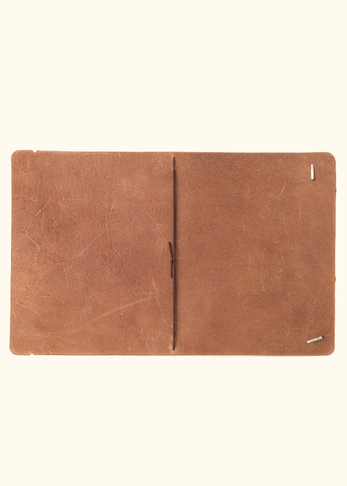 Crème | Number 9 B5 Leather Cover - ChicSparrow