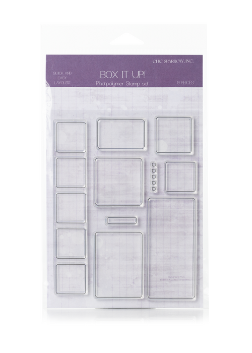 Box It Up! 9 Stamp Set - ChicSparrow