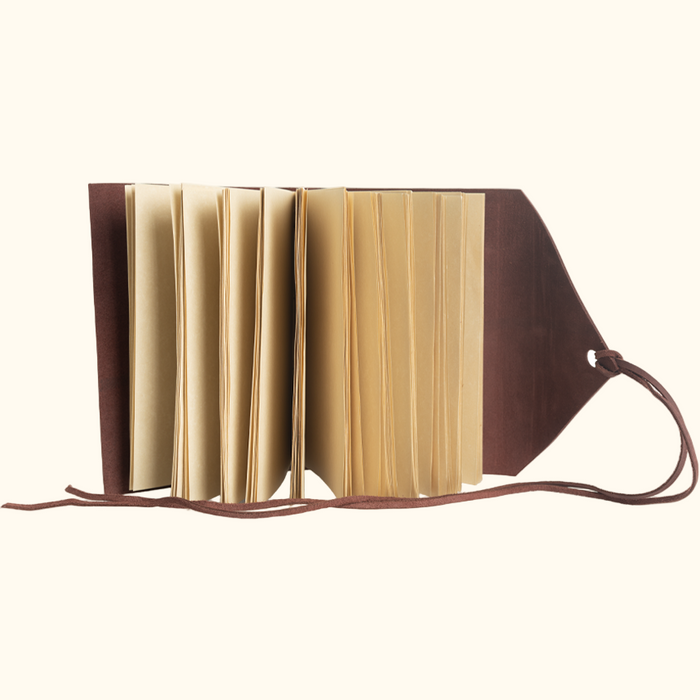 Hand-Stitched Leather Journal - ChicSparrow