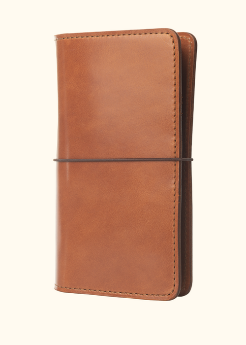 The collection name is Austen. The color of this is Darcy (Toffee). Cascade folios have cascade pockets on the inside and can old at minimum one hard or soft cover bound notebook. - ChicSparrow