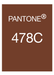Golden brown Maverick leather travelers notebook color comparison. Pantone 478C color match.