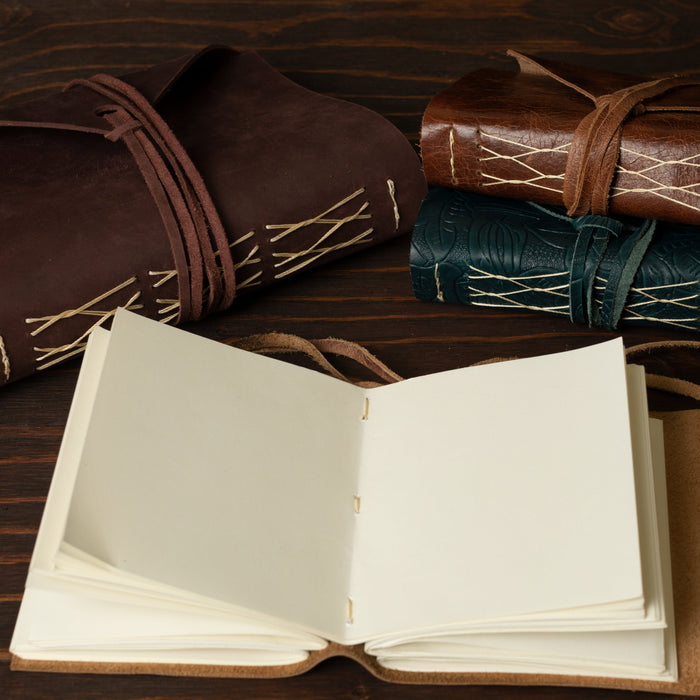 Hand-Stitched Leather Journals