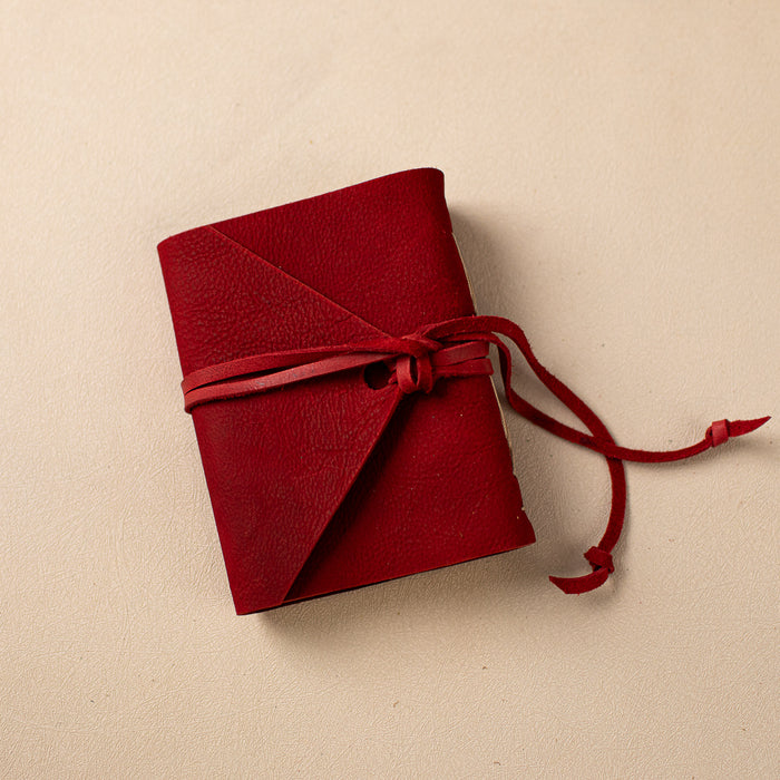 Hand-Stitched Leather Journal - ChicSparrow
