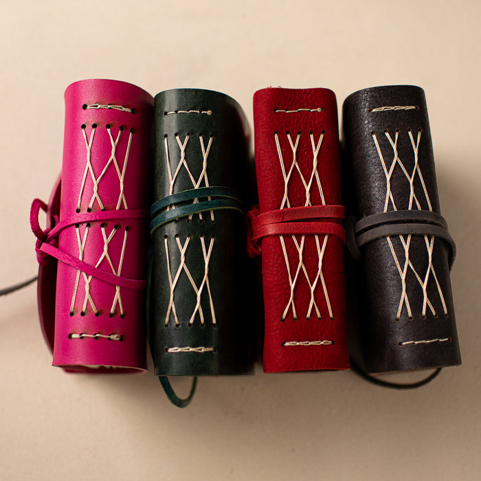 Hand-Stitched Leather Journal - ChicSparrow