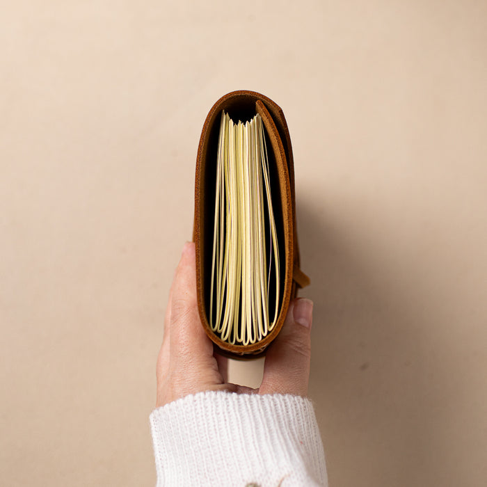 Hand-Stitched Leather Journal - ChicSparrow