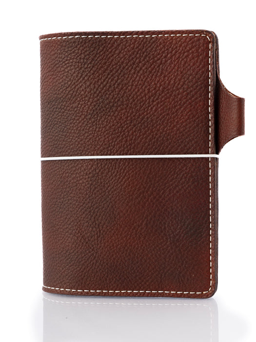 Gemini | Cascade | Full Grain Leather Traveler's Notebook with Pockets