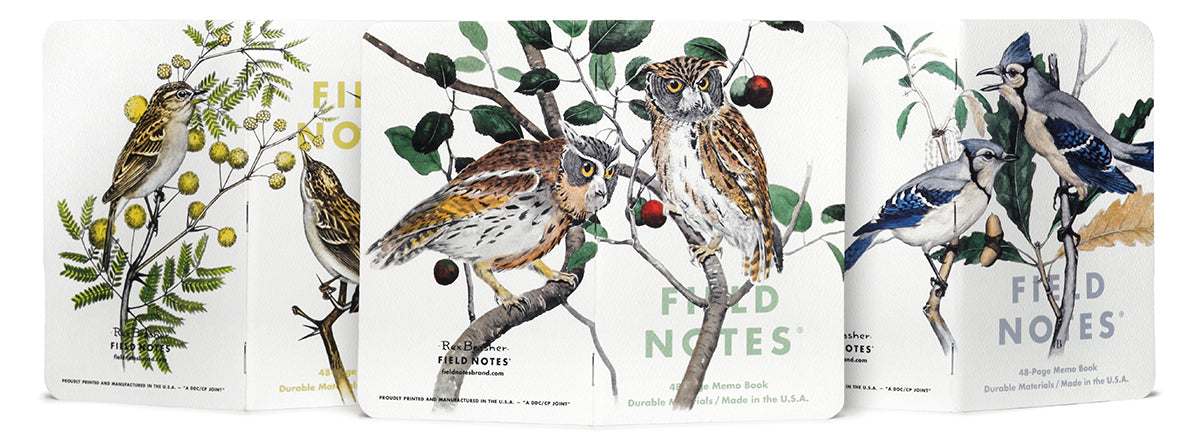 Field Notes Memo Books - Birds and Trees of North America