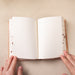 Handbound Lether Bound Notebook 2 Sizes options - ChicSparrow