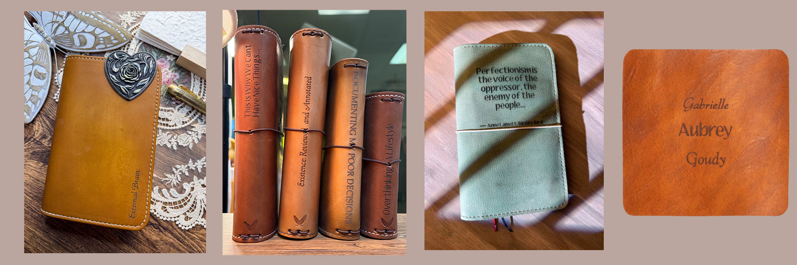 Build A Journal |  Trifold Traveler's Notebook Coffee House