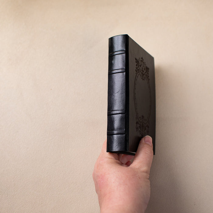 Handbound Lether Bound Notebook 2 Sizes options - ChicSparrow