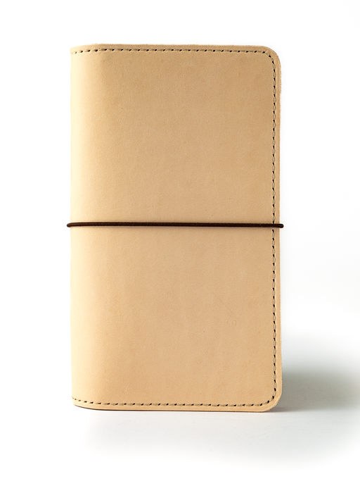 Patina | Cascade Folio | Full Grain Leather Book Cover with Pockets - ChicSparrow