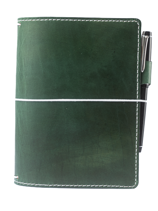 Patina | Cascade | Full Grain Leather Traveler's Notebook with Pockets