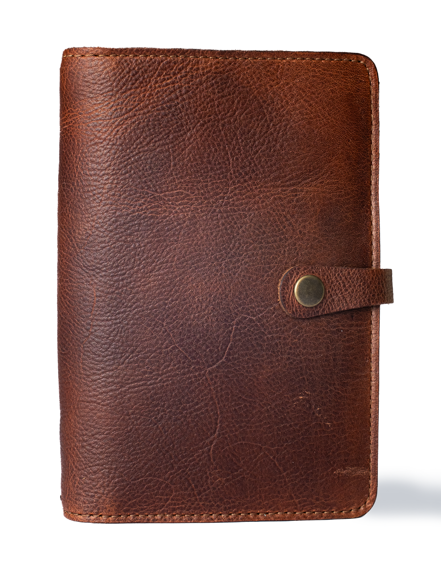 Patina, Number 8 - Extra Wide, Travelers Notebook with Snap Closure