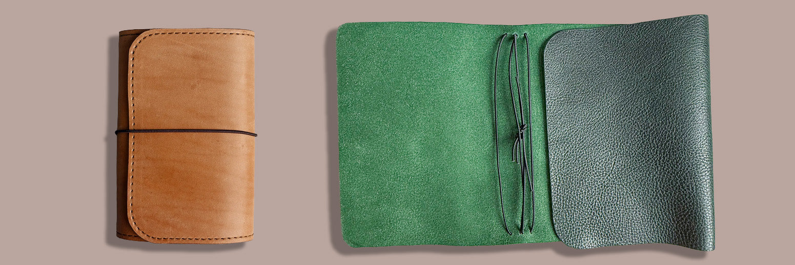 Build A Journal |  Trifold Traveler's Notebook Coffee House