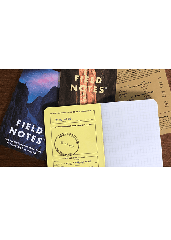 Field Notes memo book, pocket size travelers notebook insert