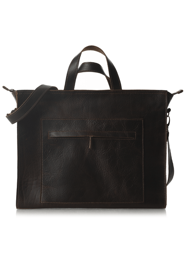 Milla Mini Leather Black Tote Bag - Seven Season