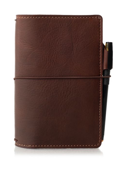 Kody | Leather Traveler's Notebook with Pockets - ChicSparrow