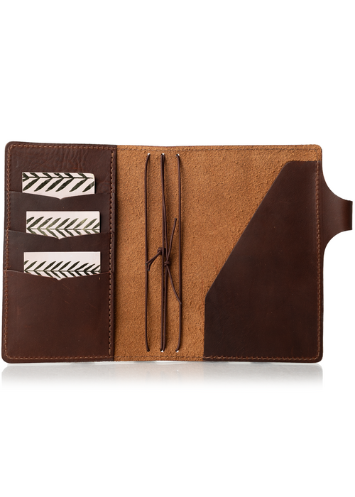 Kody | Leather Traveler's Notebook with Pockets - ChicSparrow
