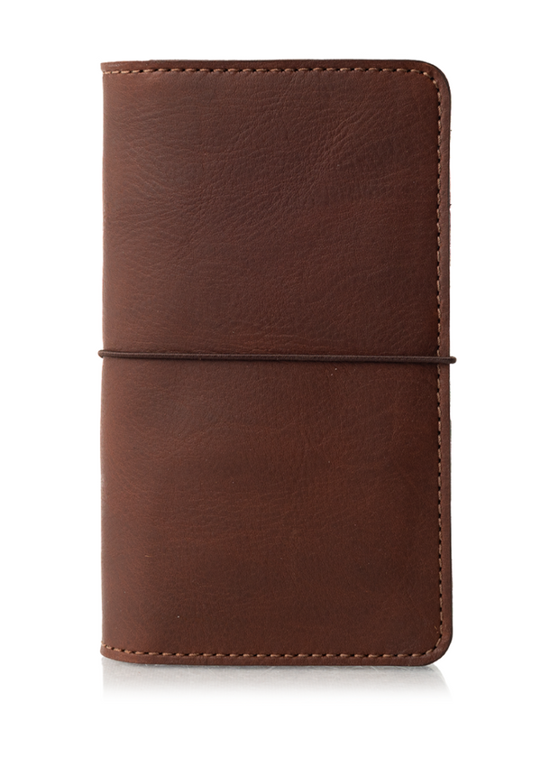 Kody | Leather Journal Cover with Credit Card Pockets - ChicSparrow