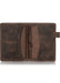 Cove brown travelers notebook interior. Leather journal cover with pockets. Available in A5, B6 and Pocket sizes.