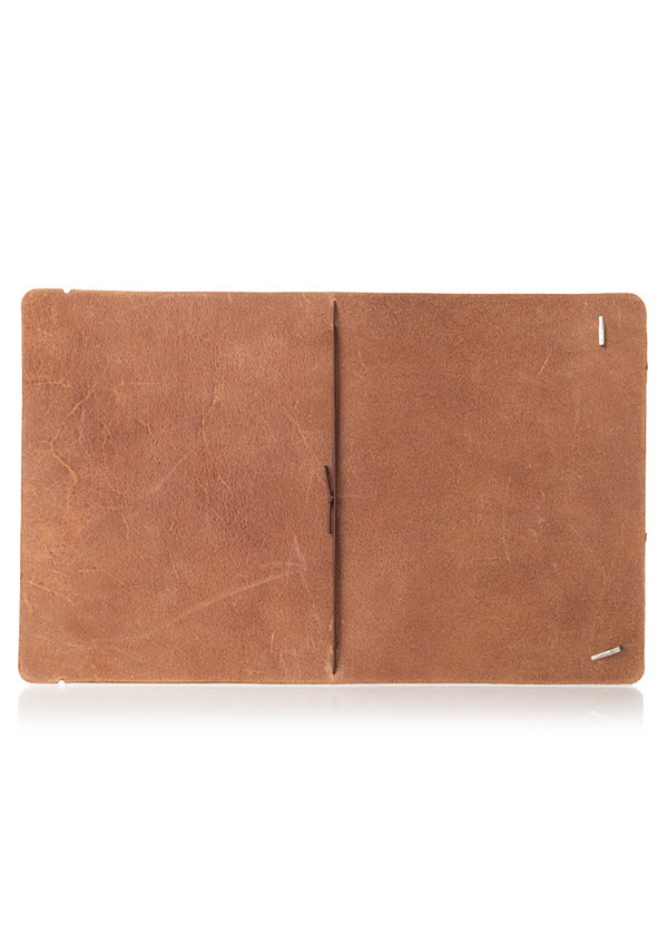 Crème | Number 9 B5 Leather Cover - ChicSparrow