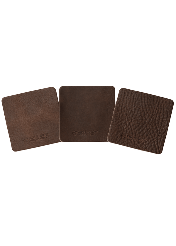 Chocolate w/ White Stitching | Crème | Cascade Folio - ChicSparrow