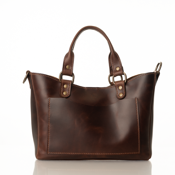 NatCole Calfskin Leather Handbag with a Matching Wallet