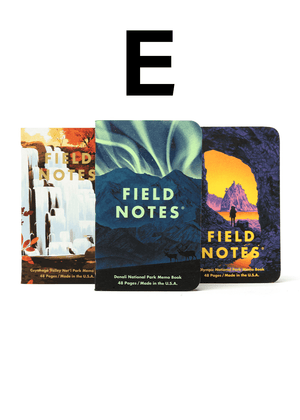 Field Notes memo book, pocket size travelers notebook insert