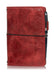 Red travelers notebook cover. Simple leather journal cover with elastic. Available in A5, B6 and Pocket sizes.