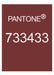 Red leather travelers notebook color comparison. Pantone 733433 color match. 