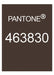 Brown leather color comparison. Pantone 763830 color match. 