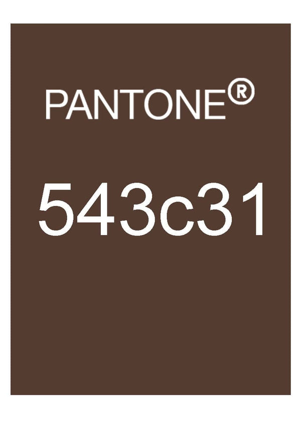Brown leather travelers notebook color comparison. Pantone 543c31 color match. 