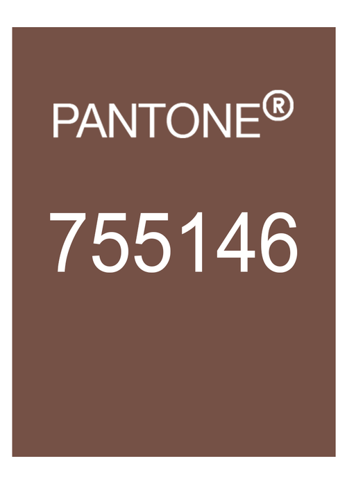 Brown leather travelers notebook color comparison. Pantone 755146 color match