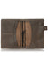 Open Road brown travelers notebook interior. Leather journal cover with pockets. Available in A5, B6 and Pocket sizes.