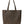 Load image into Gallery viewer, Brown leather tote bag. Simple leather handbag with outside pocket and handles.

