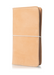 An Austen leather folio with a closure elastic. The collection name is Austen and the color is called Emma (Buff) - ChicSparrow
