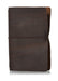 Denali brown travelers notebook cover. Simple leather journal cover with elastic closure. 