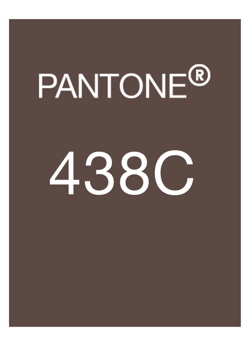 Brown leather travelers notebook color comparison. Pantone 438C color match. 